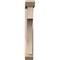 Ekena Millwork Westlake Slat Smooth Bracket w/ Offset Brace, Douglas Fir, 5 1/2"W x 26"D x 38"H BKT0604X26X38WTL06SDF - alternate 2